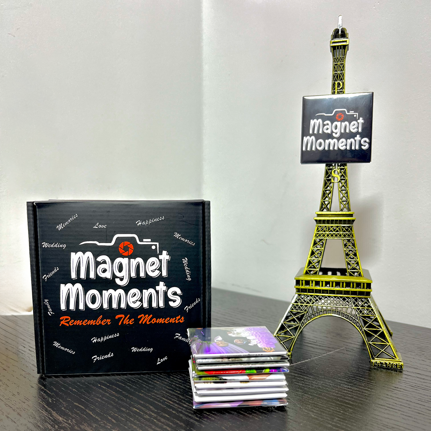 Magnets photo personnalisés (5x5 cm)
